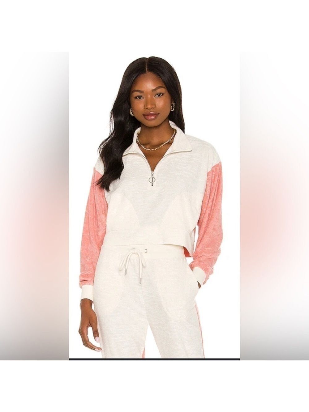 NWT L Space Best Life Terry Pullover- Size Extra Small